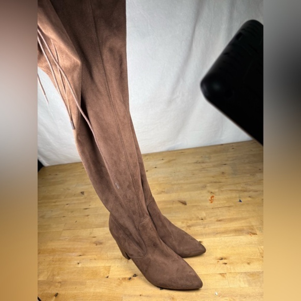 Boots Thigh Brown Over the Knee Boots Size 9.5 womens boots Thigh Boots